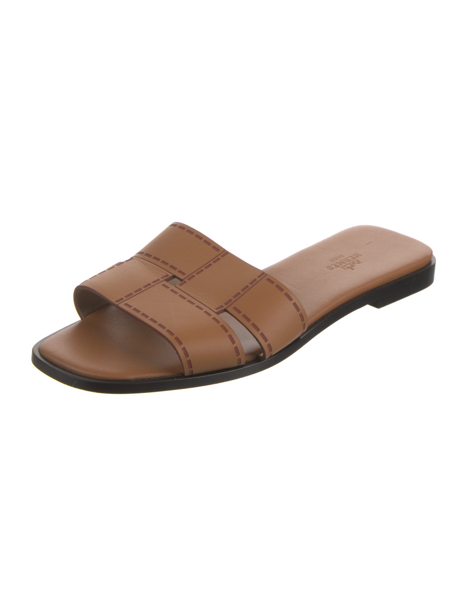 Hermès Leather Slides